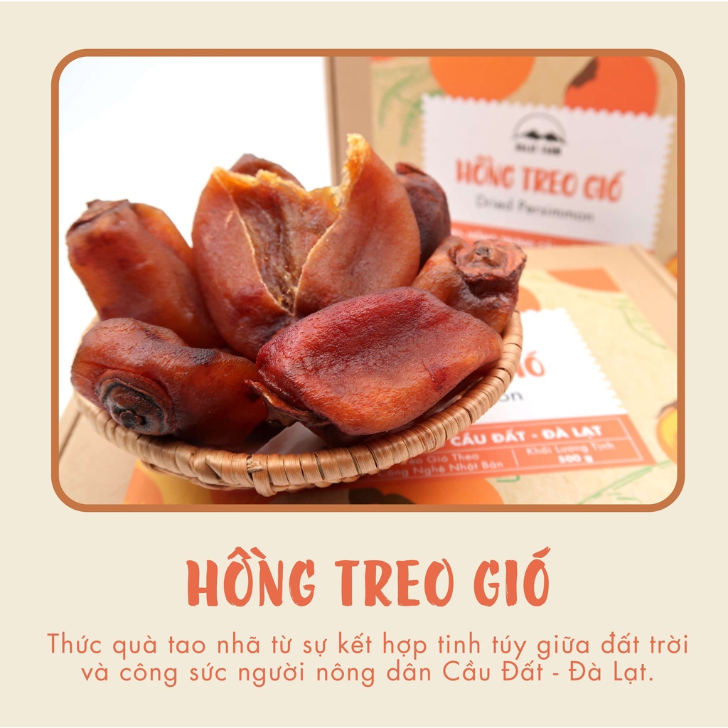 Hồng Treo Gió DalatFarm - Hộp 500g