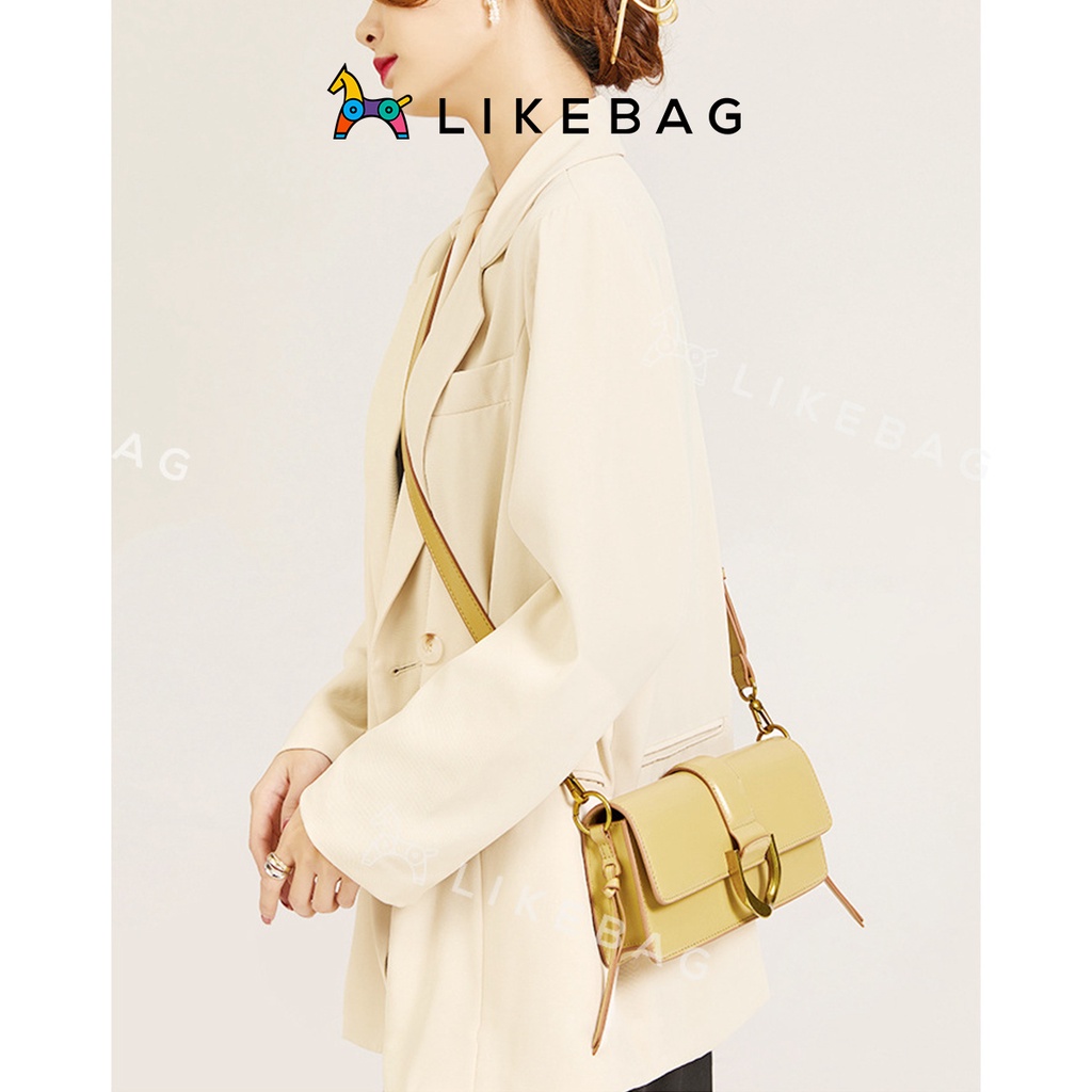 Túi xách nữ đeo vai, kẹp nách LIKEBAG kiểu dáng chữ nhật thanh lịch XK6375 - LIBAGI