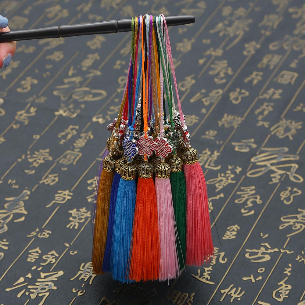 Dây tua rua bằng hợp kim tráng men dùng làm khuyên tai/móc khóa thủ công dễ dàng với 22 màu tùy chọn