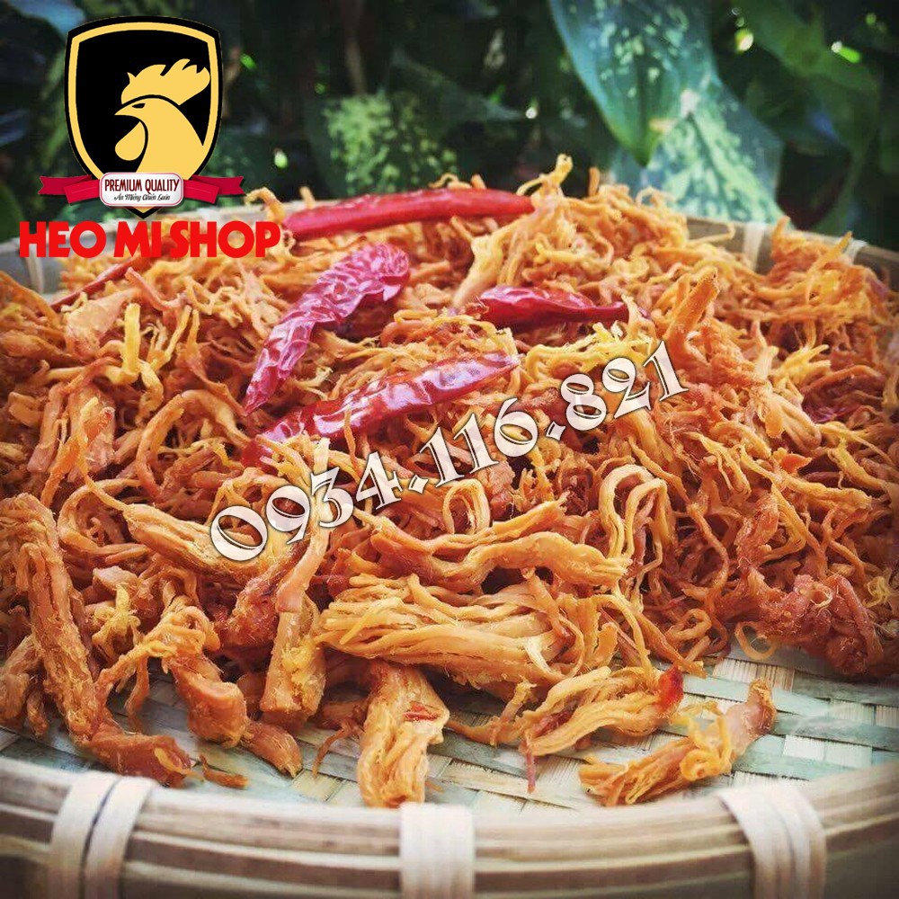 1kg Khô Gà Cay Ớt Hiểm Hảo Hạng HEO MI