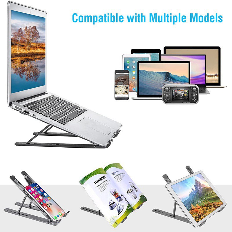 Giá Đỡ Laptop/Máy Tính Bảng/Laptop Có Thể Điều Chỉnh Gấp Gọn Đa Năng