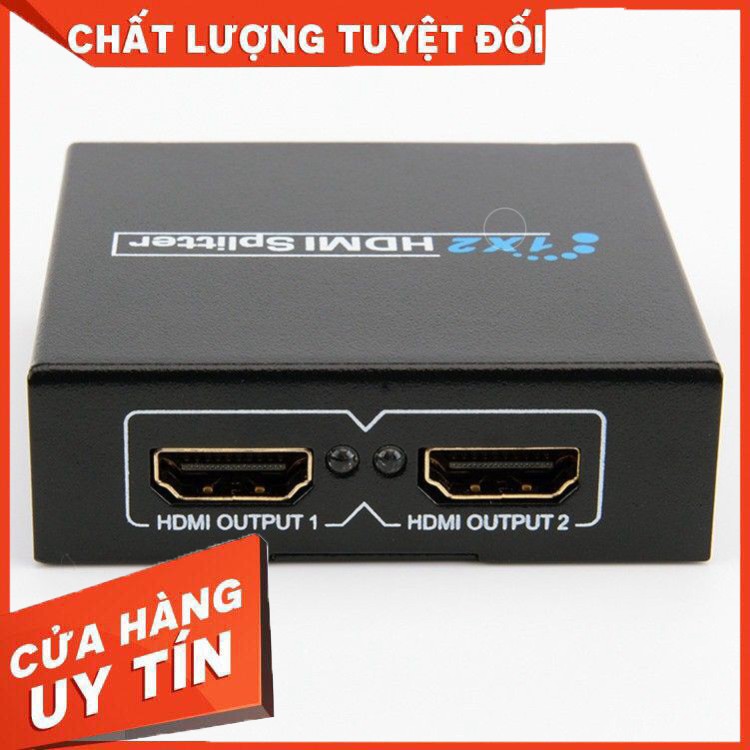 Bộ chia HDMI 1 ra 2 – HDMI Splitter 1x2_Bộ chia HDMI Switch 1 ra 2 Full HD 1080 đen