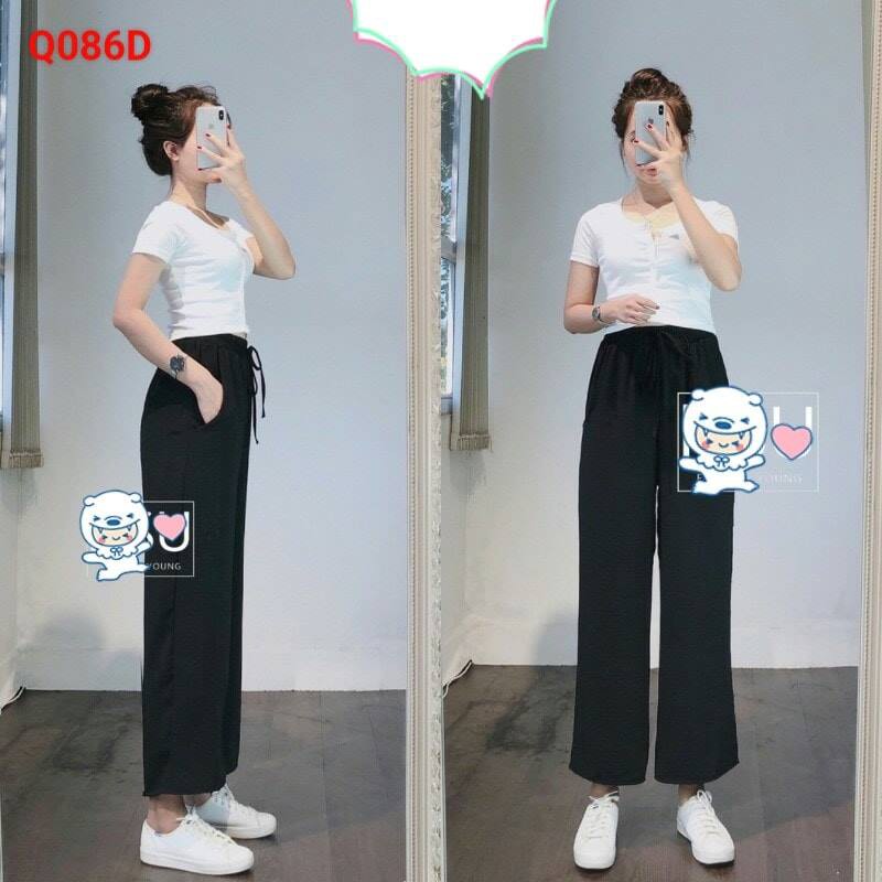 Quần nữ culottes ống rộng - MIN Boutiques - Ảnh thật - Mẫu mới - Màu mới