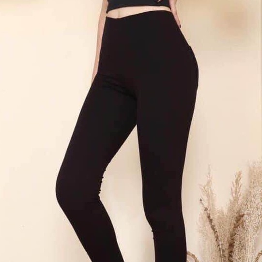 Quần legging nữ cao cấp Homie co giãn 4 chiều vải dày dặn, quần thun ôm cạp cao cao cấp - A8622