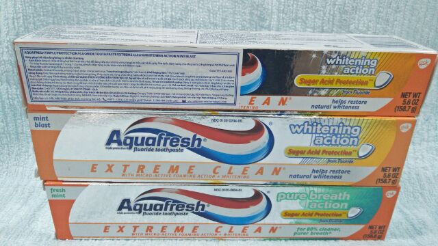 Kem đánh răng Aquafresh extreme clean 160g