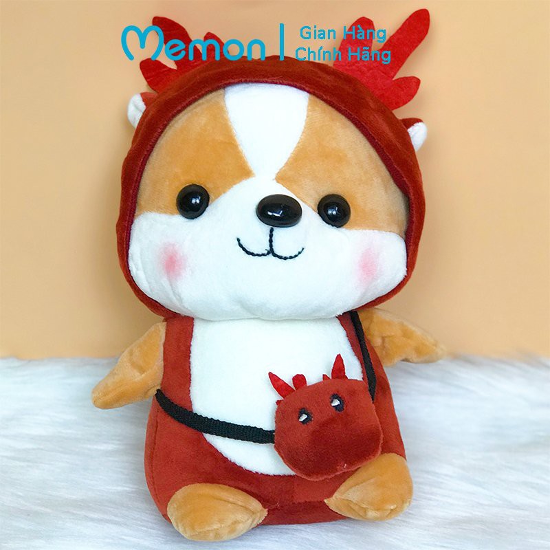 DRXC1 Chó Bông Shiba Cosplay 25 cm Cao Cấp Memon 25