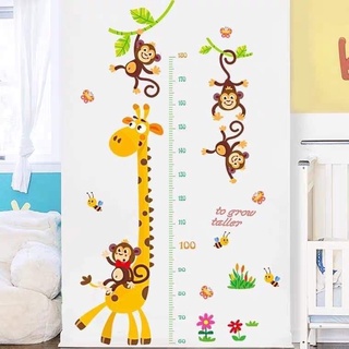 Decal thước đo chiều cao dán tường đáng yêu - đủ mẫu