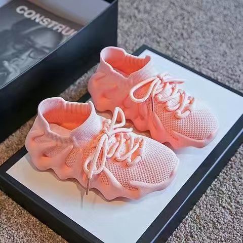 Giày thể thao Yeezy 450 thoáng khí thời trang thu 2021 cho bé gái