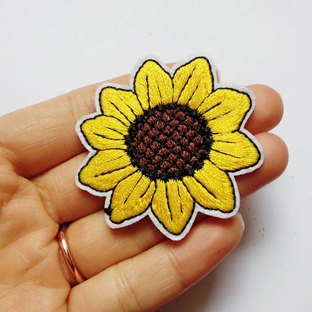 Sticker Ủi Thêu Hình Hoa Hướng Dương