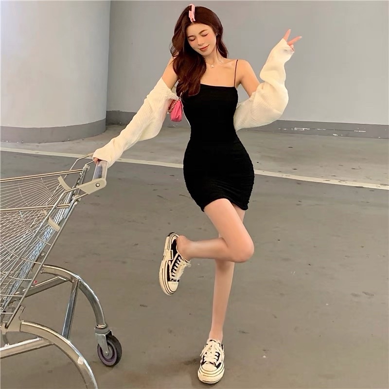 Váy body sợi bún chất dày