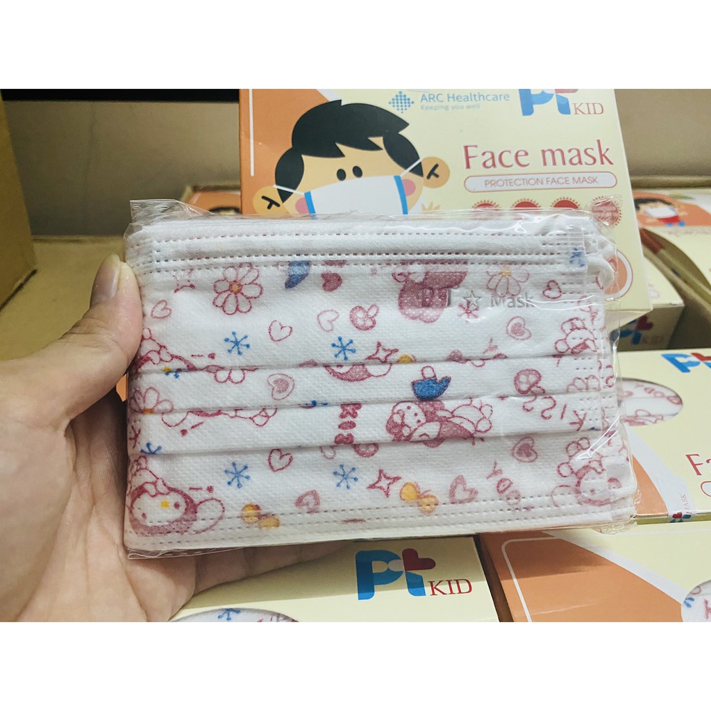 Khẩu trang Y Tế Trẻ em FAMAPRO Hộp 50 cái | BigBuy360 - bigbuy360.vn