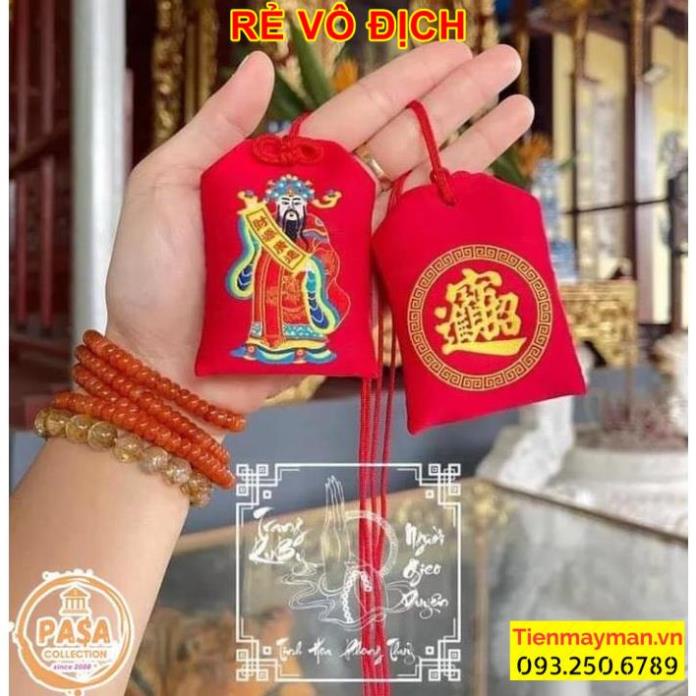 [Rước Lộc] Túi Thần Tài May Mắn,  Chiêu Tài Đón Lộc 2022( Túi Tài Lộc) [Đã Khai Quang]