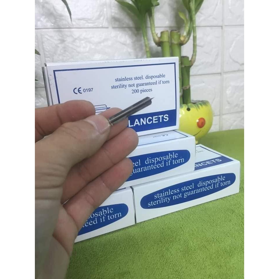 Kim Chích Mụn,Rạch Mụn Blood Lancets cho SPA Hộp 200c