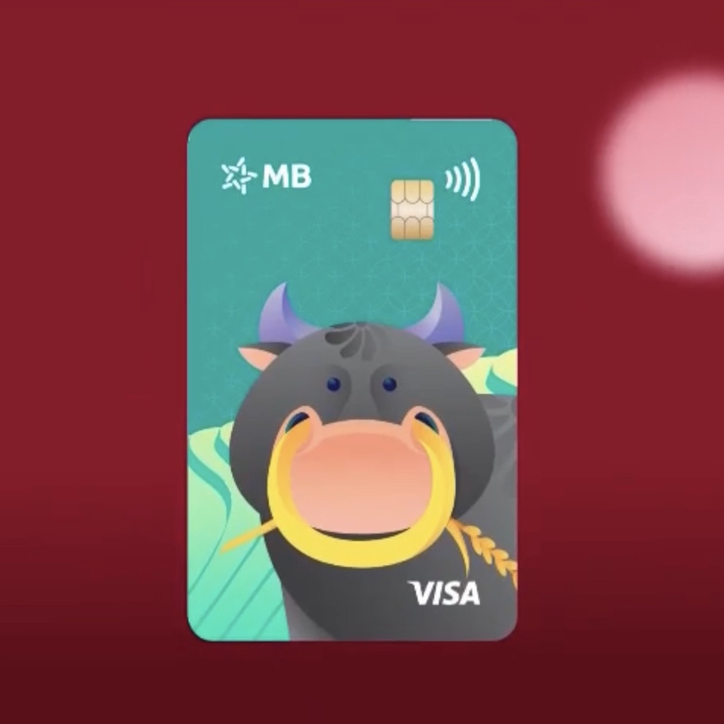 Thẻ hình 12 Con Giáp, thẻ MBBank - Phiên bản limited, Thẻ ATM VISA MB bank, MB Hi Collection
