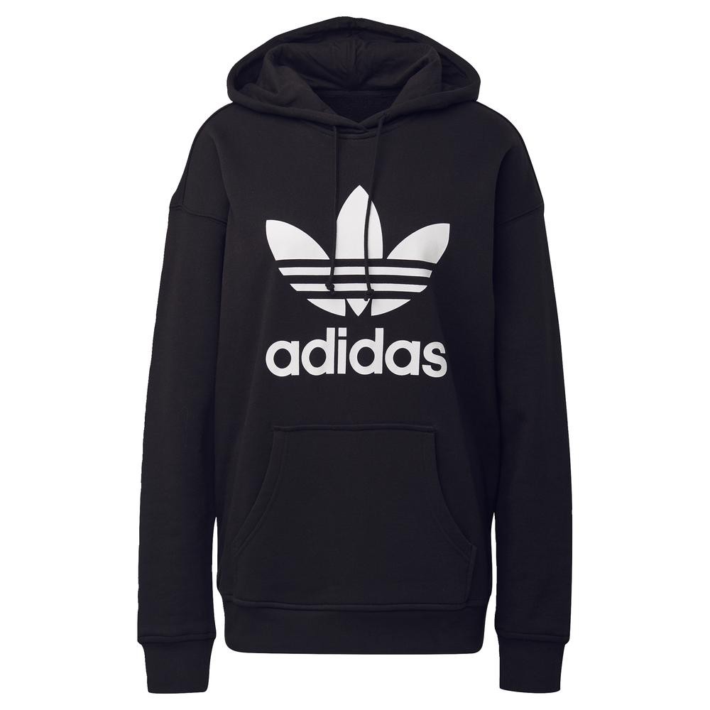 [Mã WABRD7 giảm 150K đơn 1 Triệu] Áo hoodie adidas ORIGINALS Adidas Adicolor cây chĩa ba Nữ đen FM3307