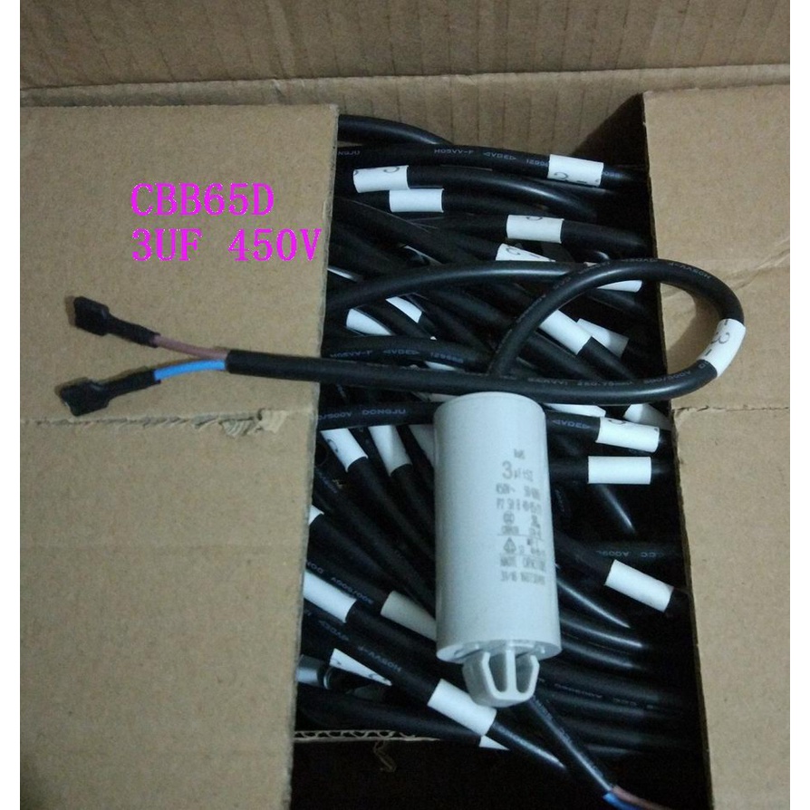 CBB65A-2 Máy Nén Tủ Lạnh Chạy Tụ CBB65D 2UF 2.5 UF 3UF 4UF 5UF 6UF