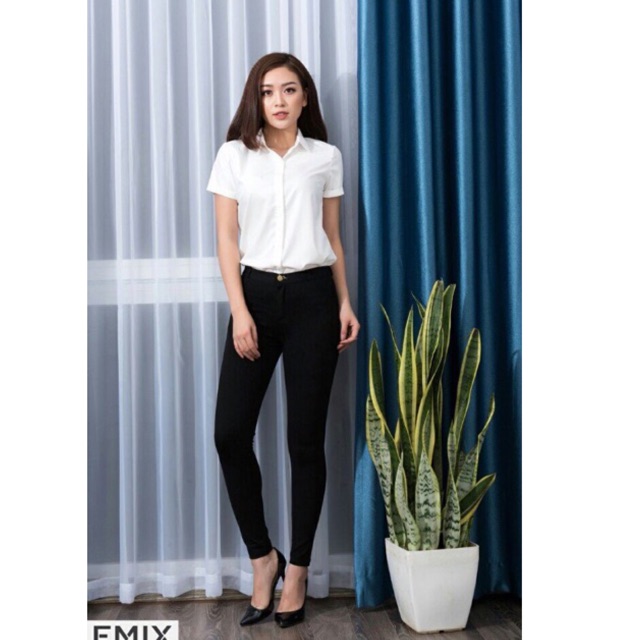 Quần tregging cạp cao tôn dáng chất Umi Hàn hàng VNXK đủ size 44 - 65kg