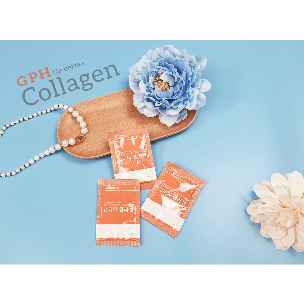 Thực phẩm bảo vệ sức khỏe GPH Up Derma Collagen hộp 30 gói
