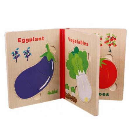 Đồ chơi sách gỗ ghép hình thông minh cho bé - sách xếp hình gỗ cho bé với nhiều chủ đề giúp bé phát triển trí tuệ