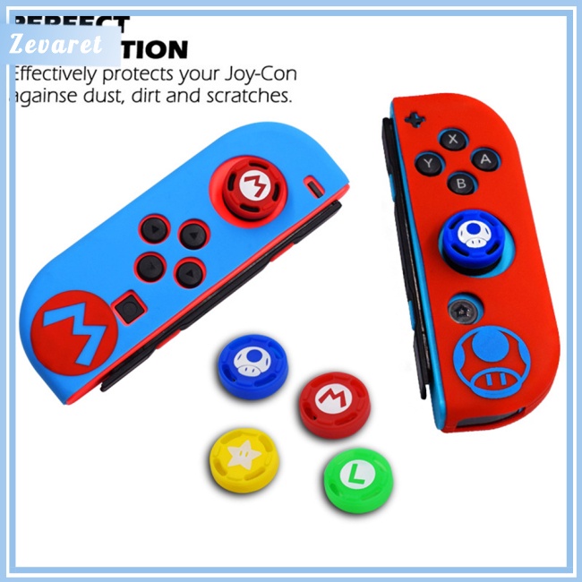 Vỏ Bọc Tay Cầm Chơi Game Bằng Silicon Mềm Chống Trầy Xước Cho Nintendo Switch Joycon