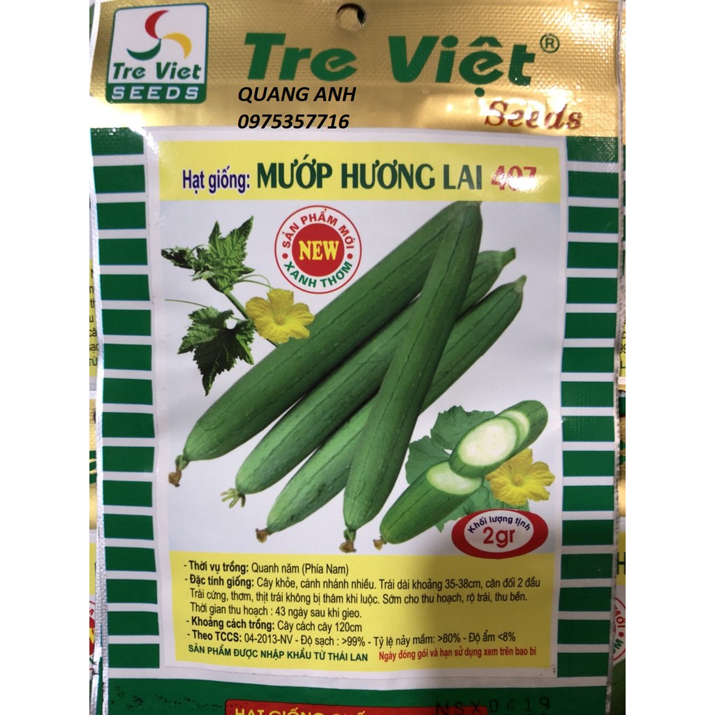 HẠT GIỐNG MƯỚP HƯƠNG LAI 407
