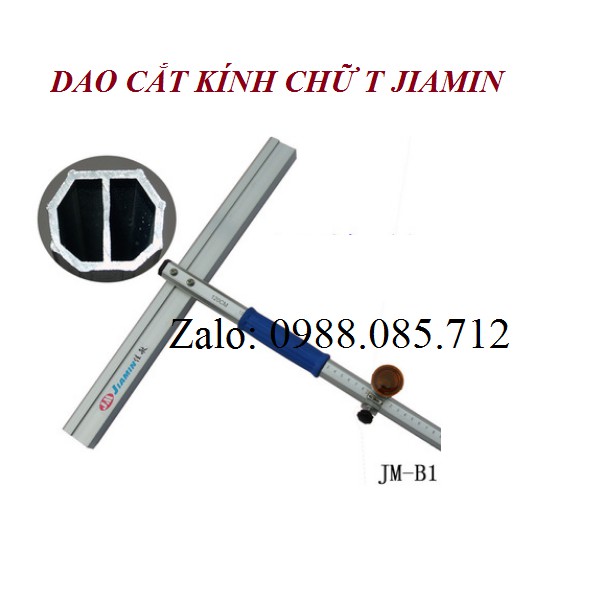 Dao cắt kính chữ T JIAMIN dài 0,6m Thước cắt kính chữ T dài 60cm Hàng Chính Hãng Bền Sắc Tốt