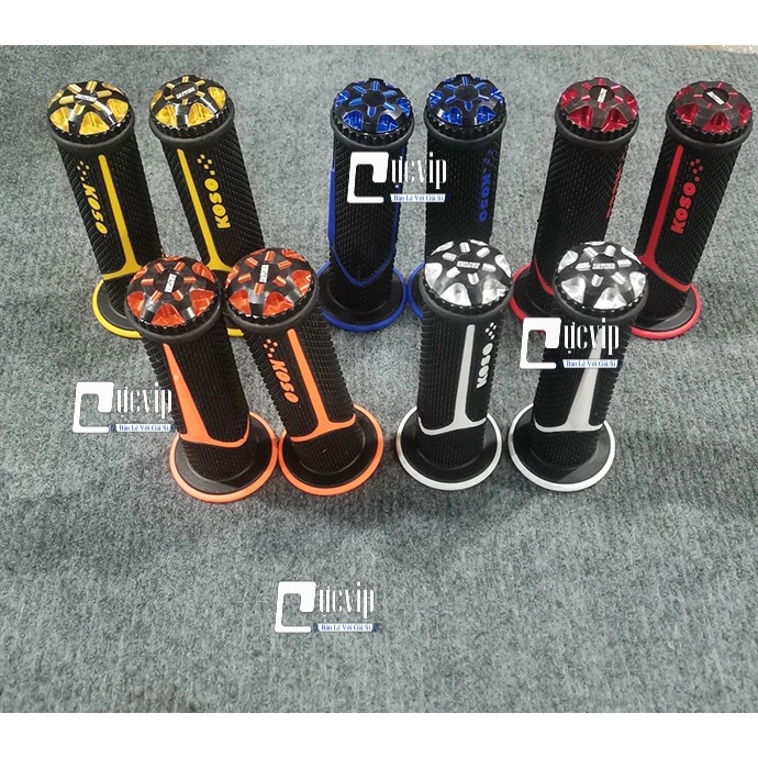 Combo Bao Tay Koso Kèm Gù Tay Lái Nhôm CNC Kiểu 616 Gắn Mọi Loại Xe MS5331