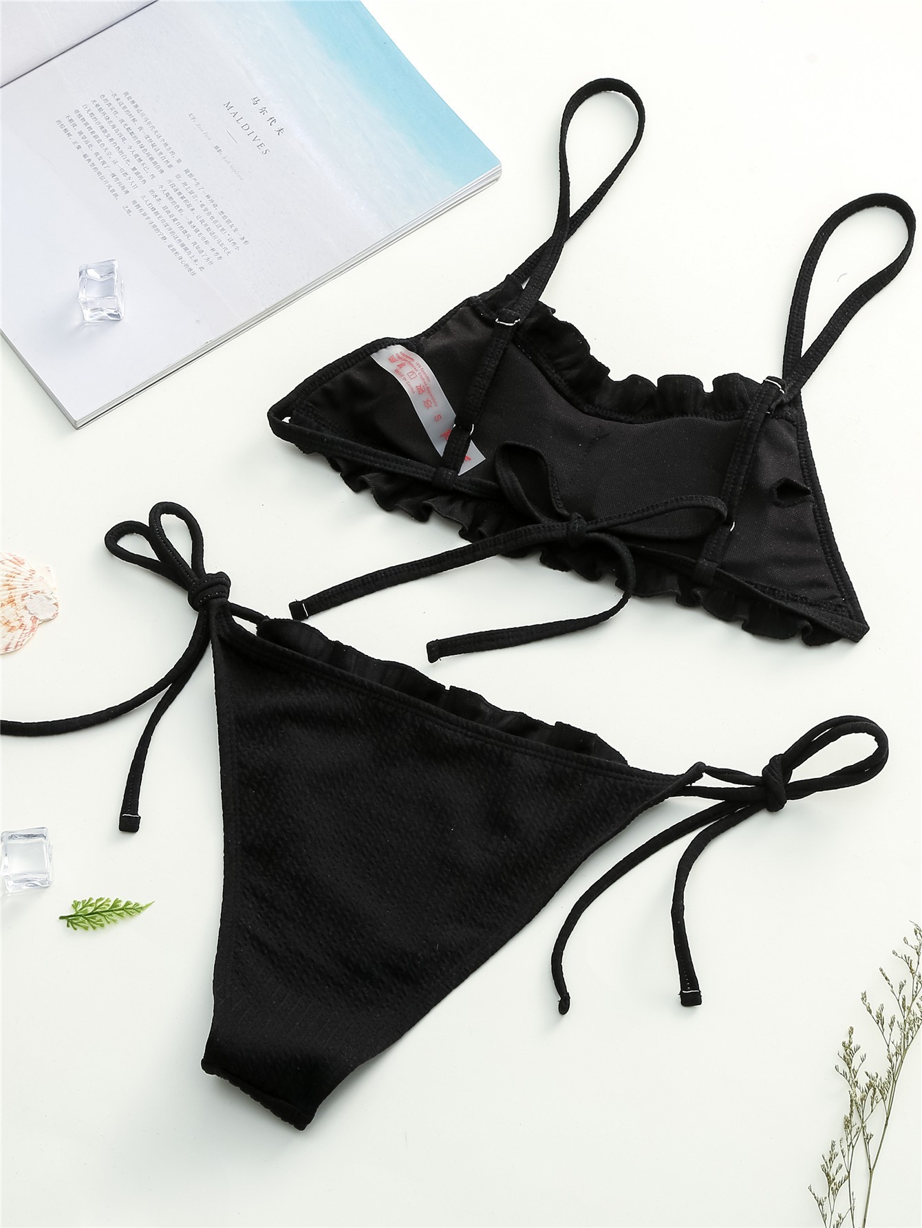 Bộ Bikini Hai Mảnh Màu Hồng Ngọt Ngào Cho Nữ | BigBuy360 - bigbuy360.vn