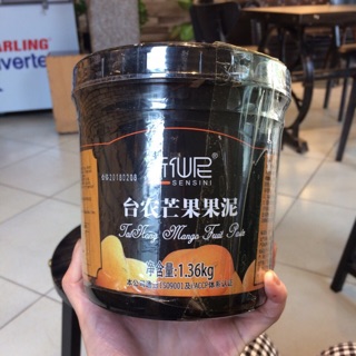 Sốt xoài vàng Sensini- 1,36kg( có sẵn)
