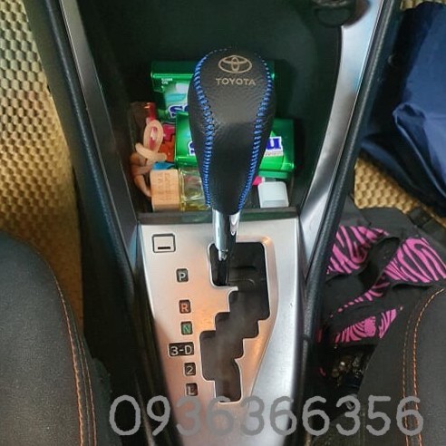 Bao Da Chùm Cần Số, Tay Phanh Xe TOYOTA VIOS, YARIS  SỐ TỰ ĐỘNG , Da Bò HandmadeNhiều Màu Sắc