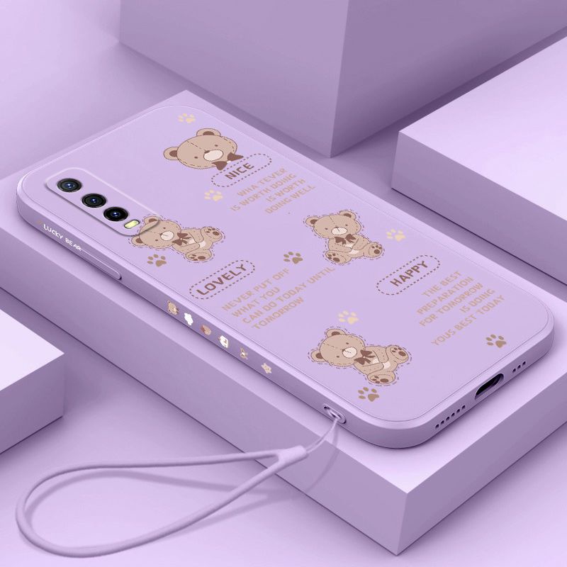 Ốp Điện Thoại Họa Tiết Gấu Dễ Thương Dành Cho Vivo Y20 Vivo Y20S Vivo Y20S G Vivo Y20i Vivo Y20 2021 Vivo Y12A Vivo Y12S