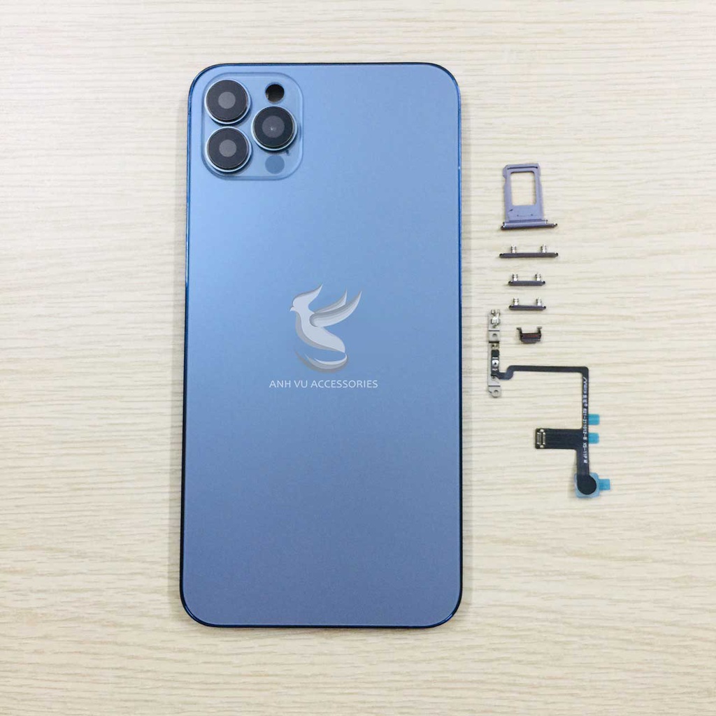Vỏ độ X/XR/XS/XSM/11/11PR/11PRM lên 13PR/13PRM 5 màu cực hot. Tặng kèm Bộ nút và khay sim