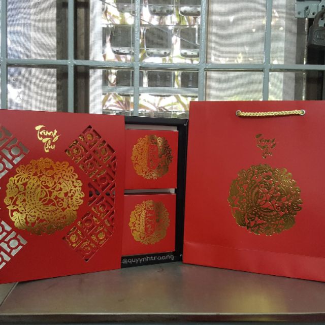 Hộp bánh Trung thu 4 bánh 150gr