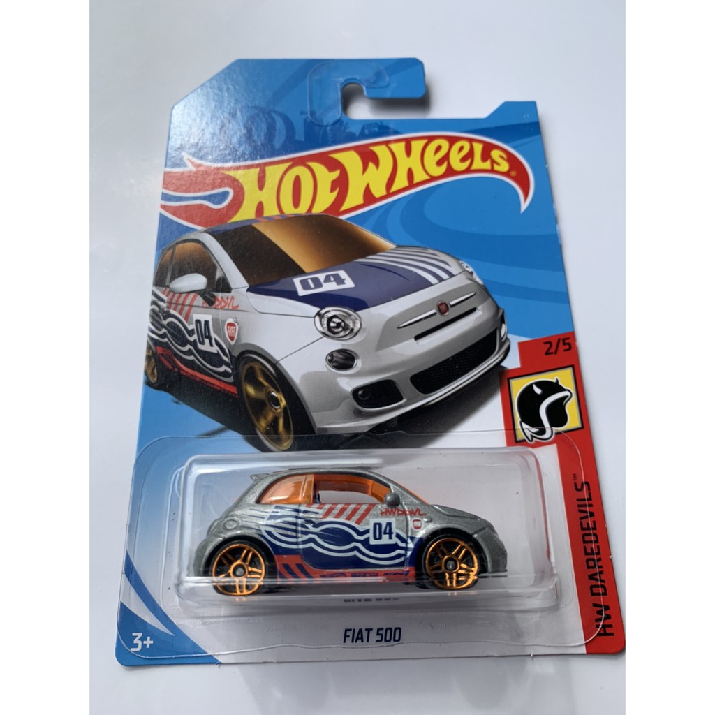 Hot Wheels Mô Hình Xe Hơi Đồ Chơi Fiat 500 Hw Daredevils