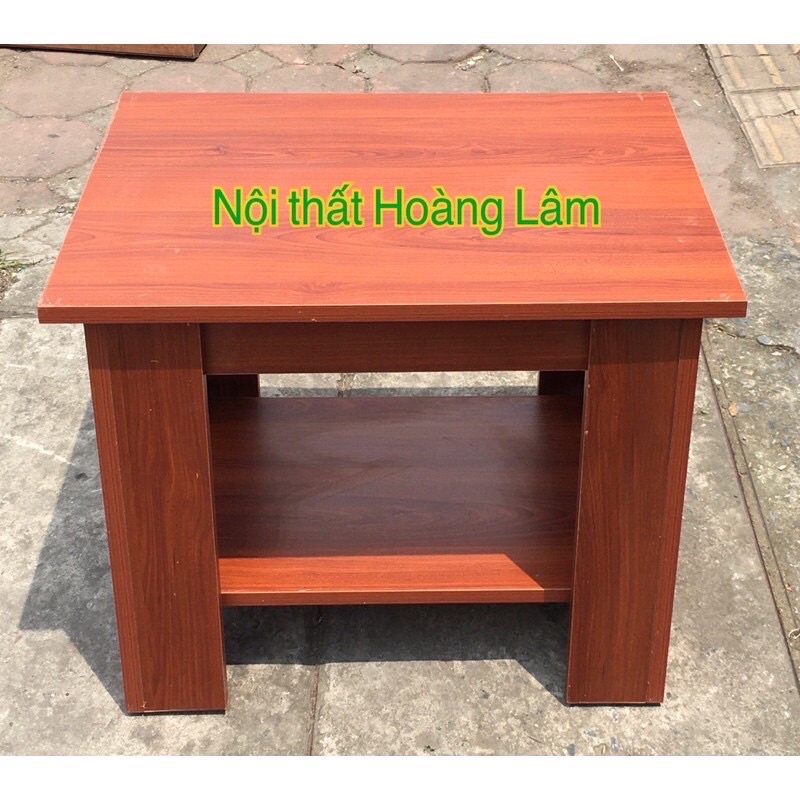 Bàn trà gỗ công nghiệp cỡ to cao 50 cm