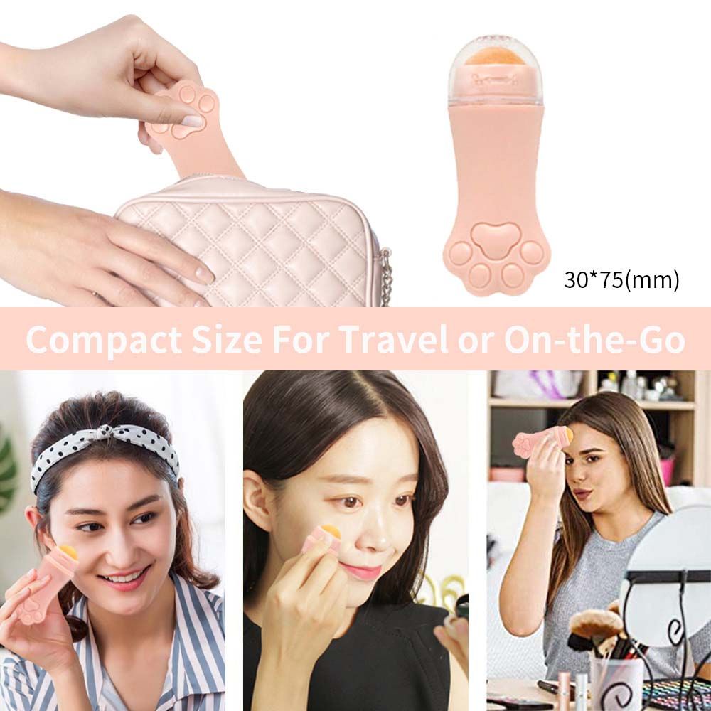 [Hàng mới về] Cây lăn mát xa mặt bằng đá núi lửa làm sạch sâu kiềm dầu hiệu quả