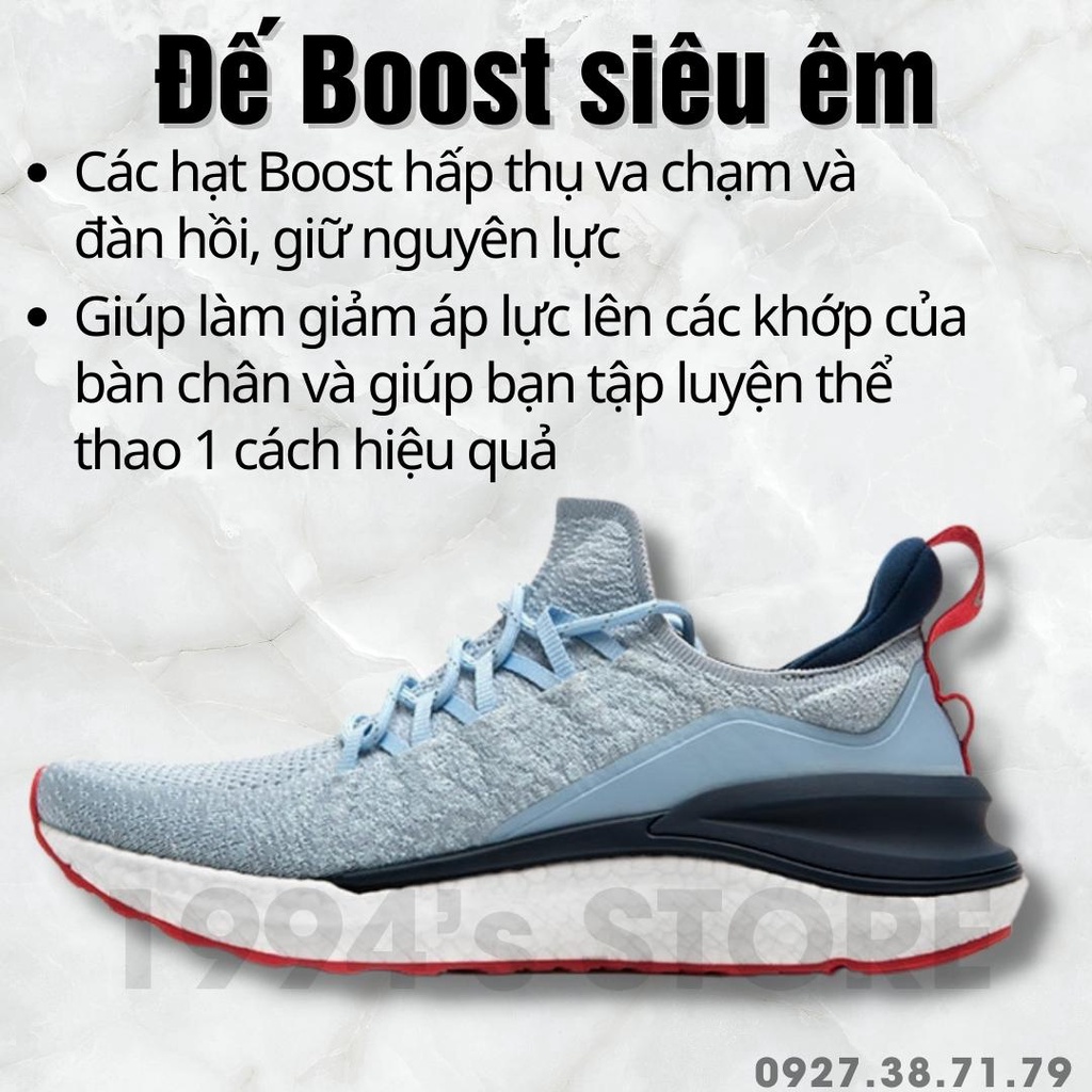 Giày thể thao Xiaomi Mijia Mi Sports Sneakers Gen 4  - Đế Boost siêu êm - Có ảnh + video thật từ shop