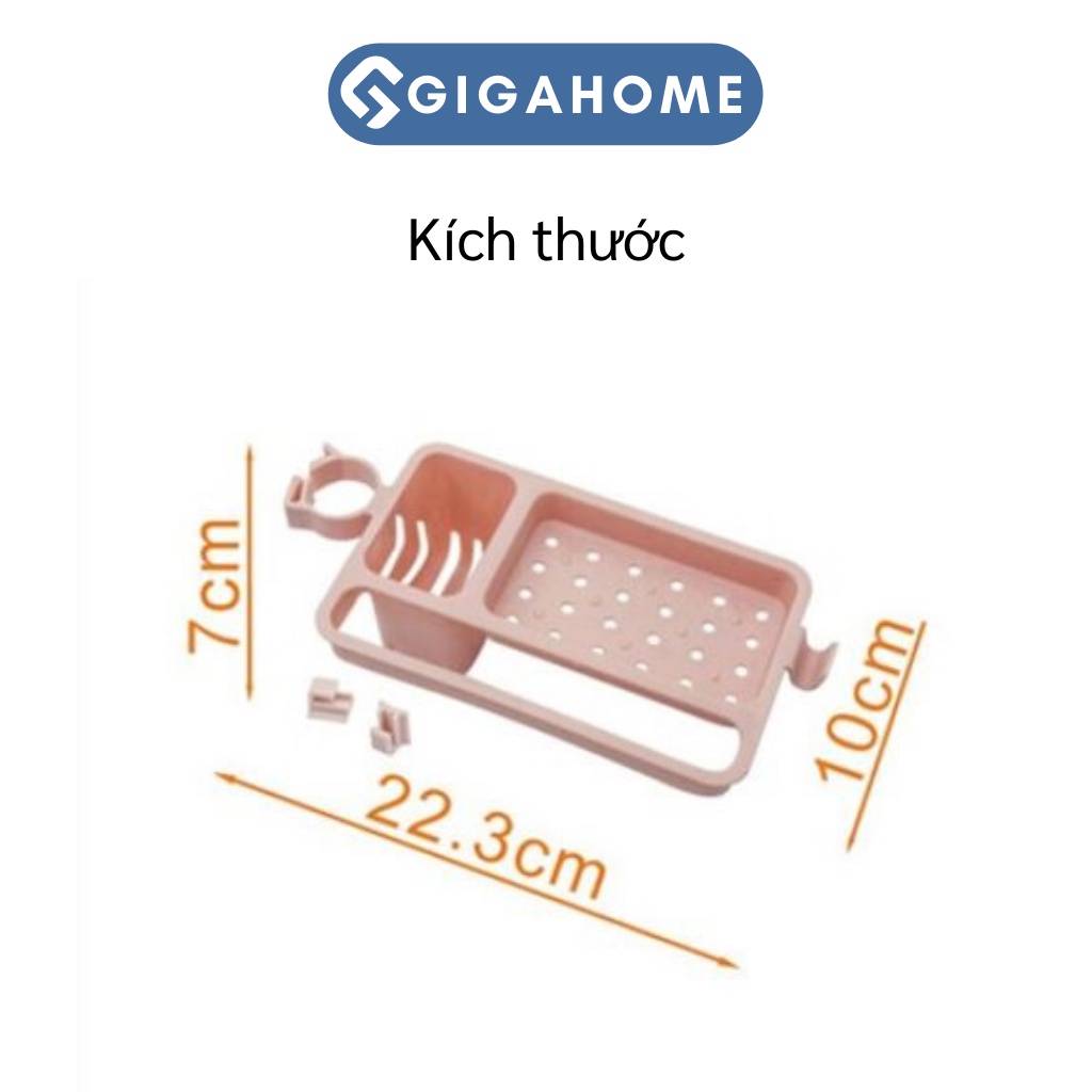 Kệ Để Đồ Rửa Chén, Đồ Dùng Nhà Tắm Treo Vòi Tiện Lợi, Đa Năng GIGAHOME 7953