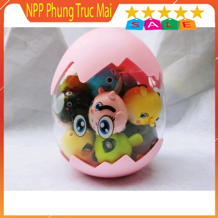 Đồ chơi cho bé Đồ chơi cho bé hộp 20 xe hình thú chạy cót Đồ chơi sáng tạo năng động giảm stress