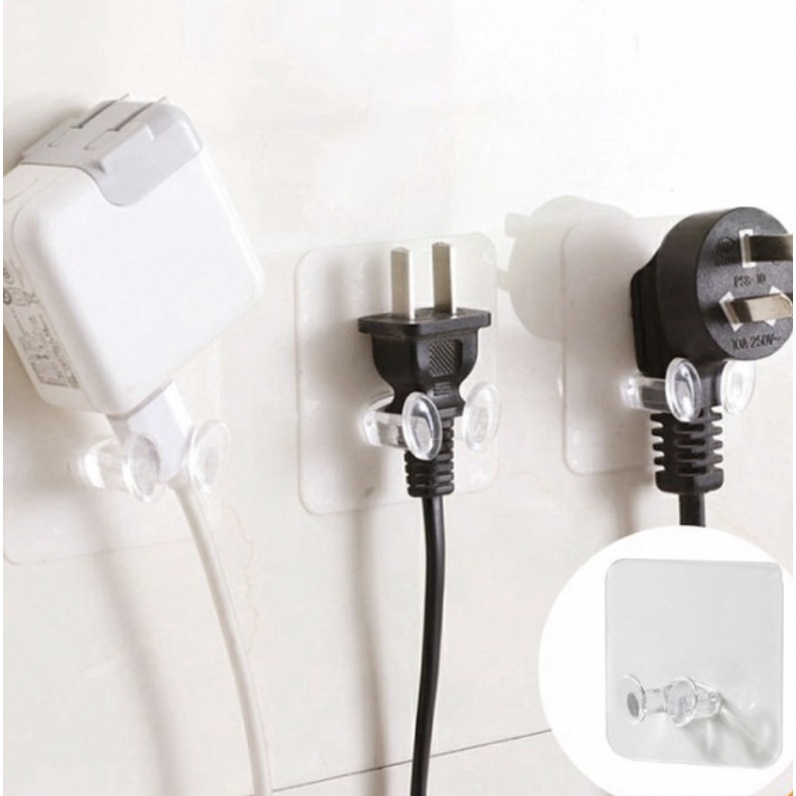 Móc Dán Trong Treo Phích Cắm Điện Đa Năng