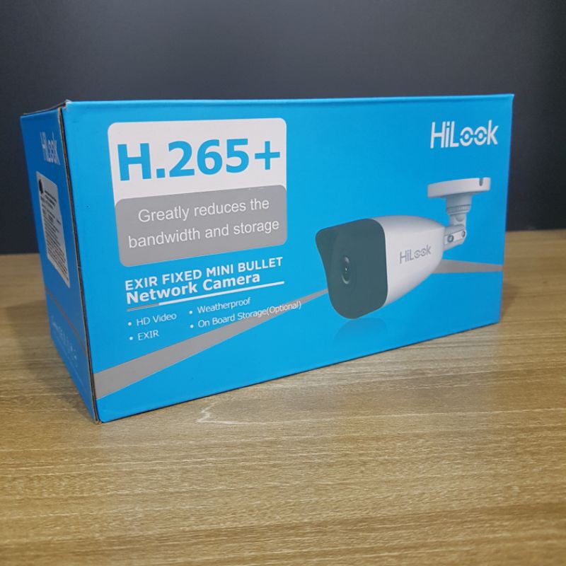 Camera IP hồng ngoại 2.0 Megapixel HILOOK IPC-B121H-D - Hàng chính hãng