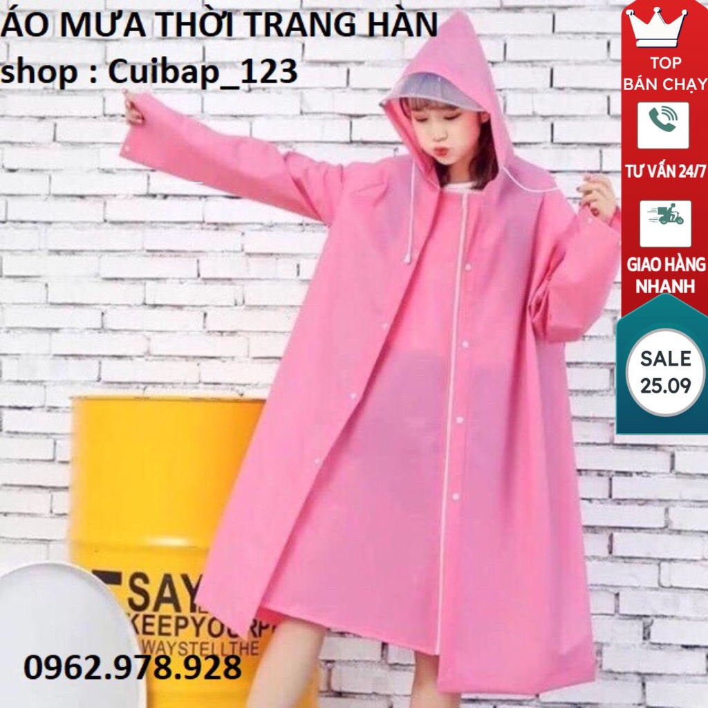 Áo mưa kéo khoá công nghệ Nhật cao cấp chất dẻo dai