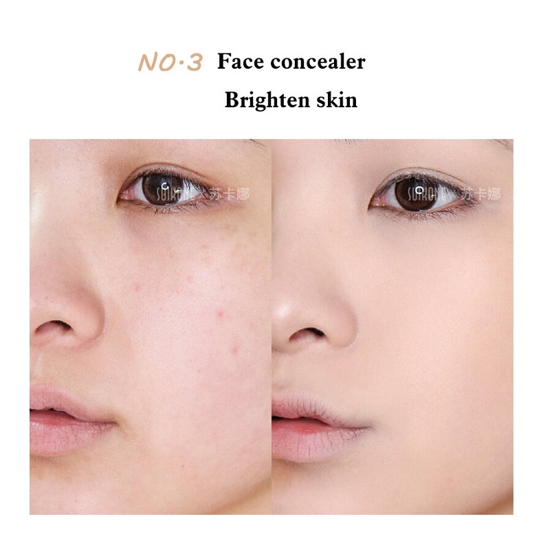 [Hàng mới về] Kem Che Khuyết Điểm Suikon Dạng Lỏng 2 Màu Lâu Trôi Chống Thấm Nước Dễ Dùng | BigBuy360 - bigbuy360.vn