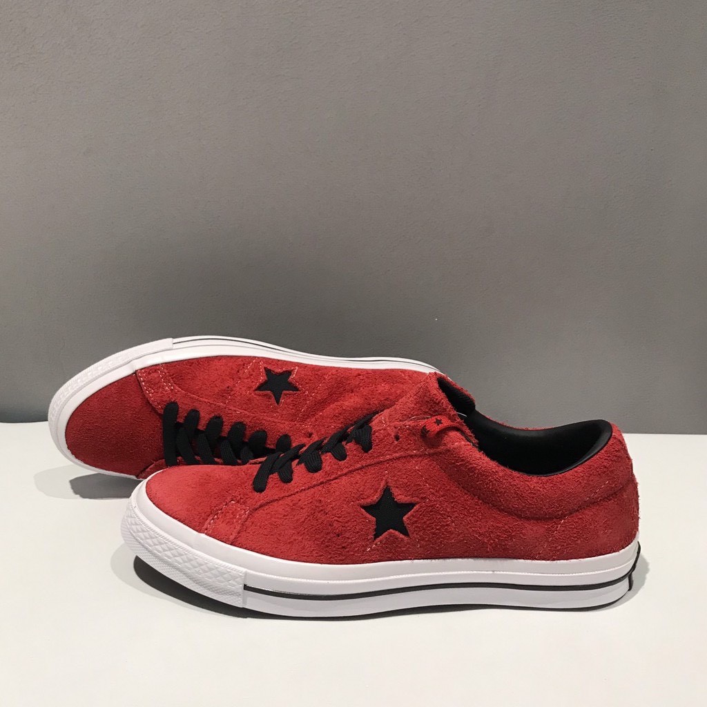 Giày converse dark star cổ thấp màu đỏ