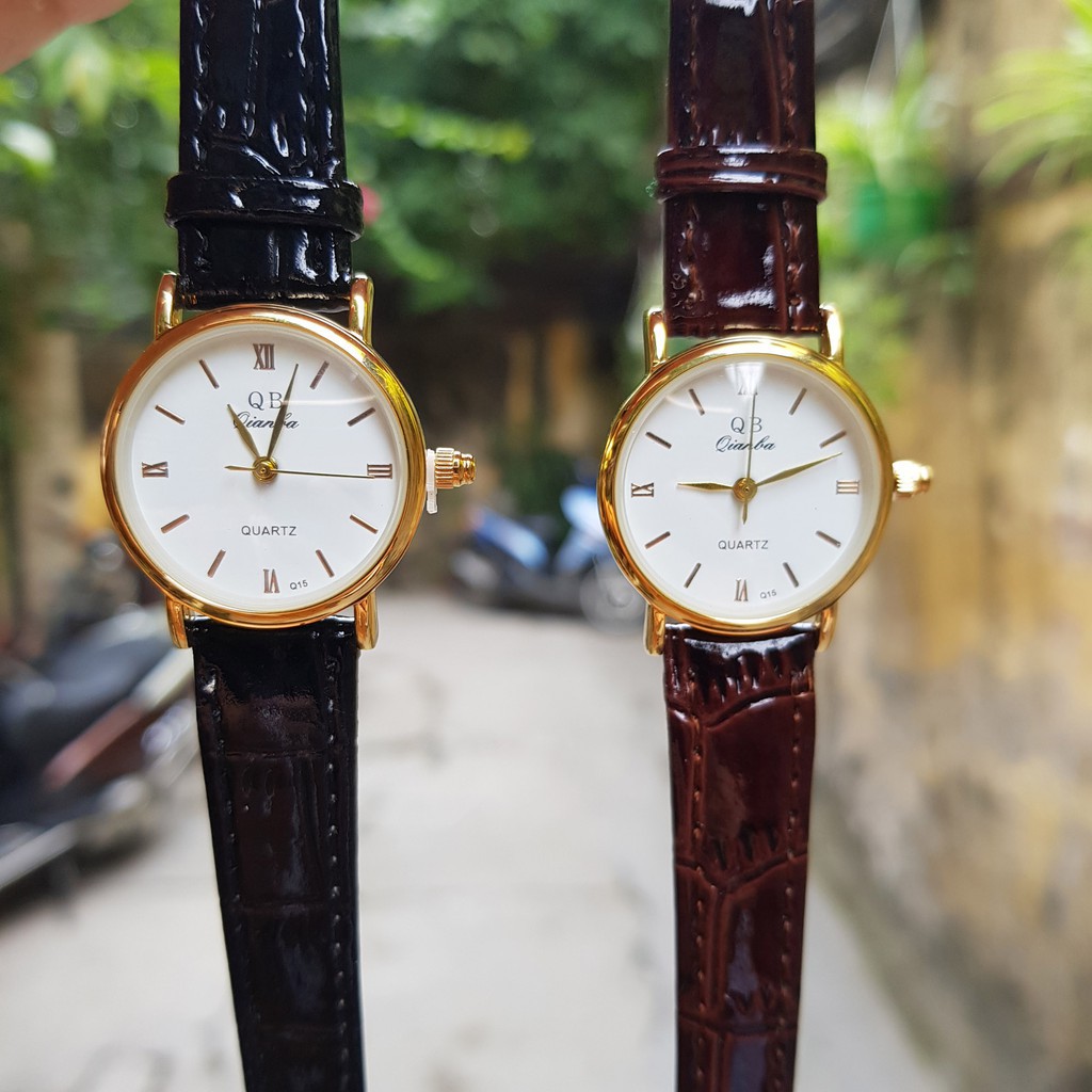 T Đồng Hồ Nữ Qianba Dây Da phong cách hàng hiệu TonyWatch68 1