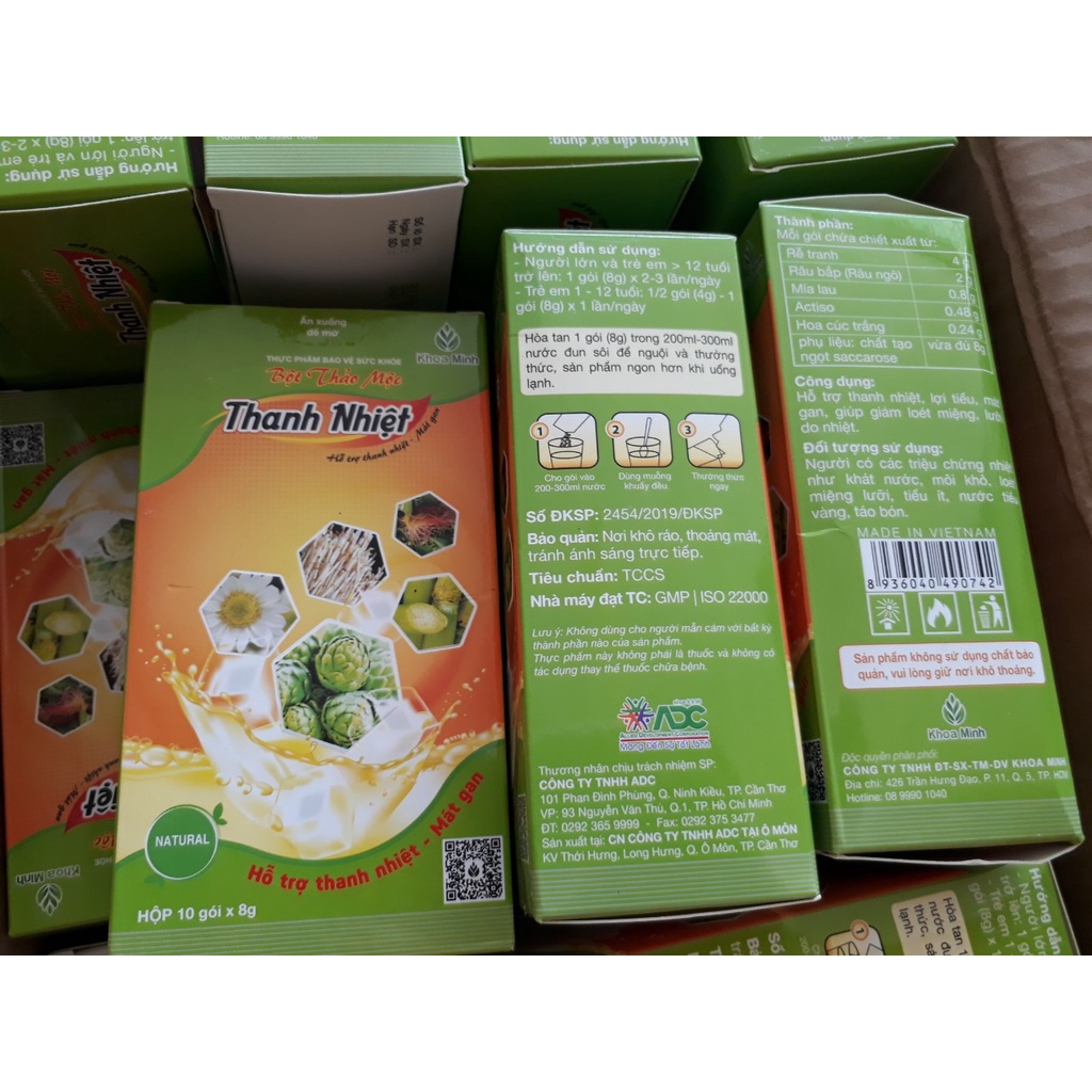 Bột thanh nhiệt thảo mộc ADC