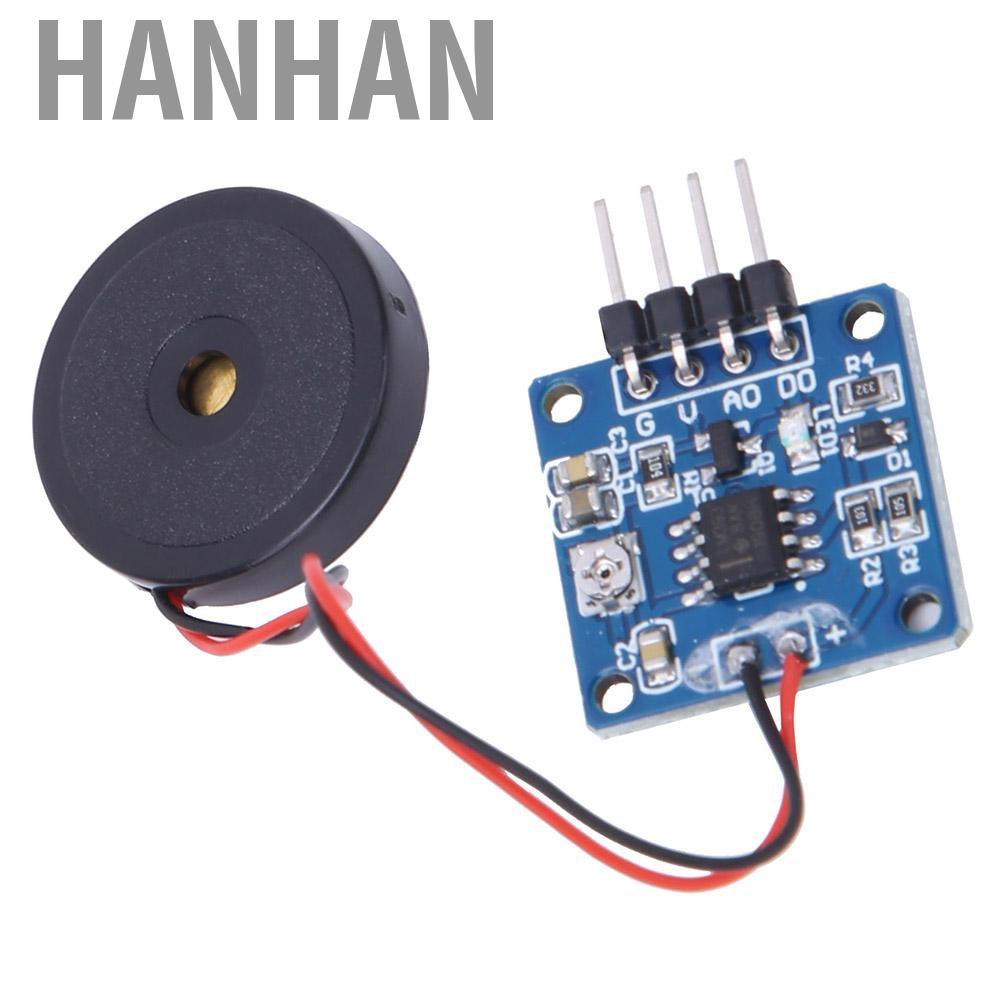 Mô Đun Cảm Biến Rung Điện Tử Hanhan Piezo 5.0v Dc Ad / Do