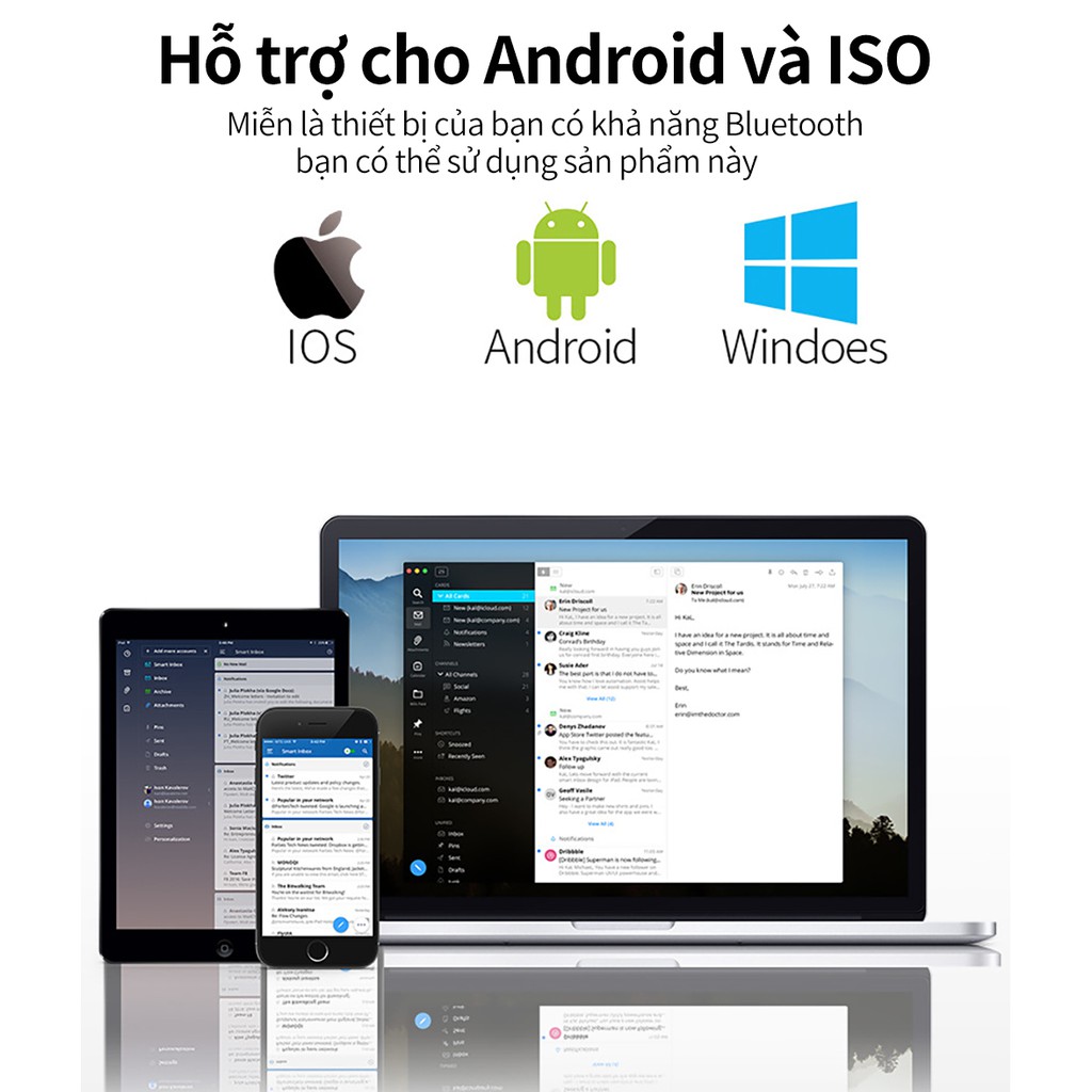 Tai nghe nhét trong TWS i7S Bluetooth 5.0 có hộp sạc
