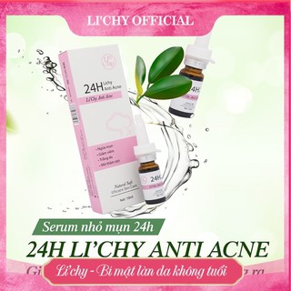 Serum Ngừa mụn 24 giờ LI'CHY Anti Acne đẩy nhân mụn, giảm đốm thâm, làm sạch bề da LICHY LC10