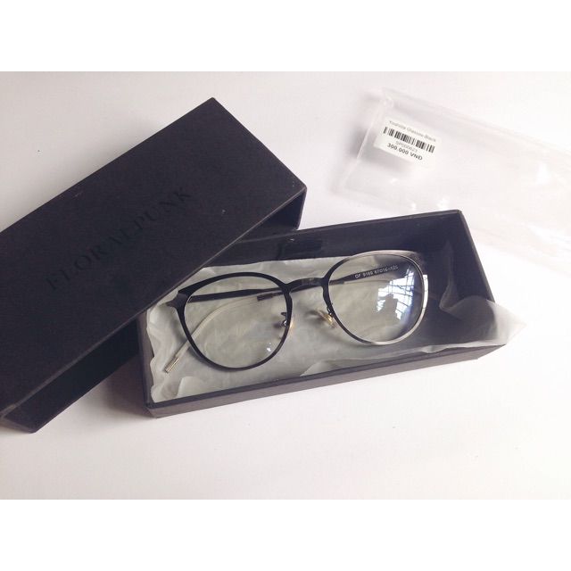 |Floral Punk| Yoshida glasses black